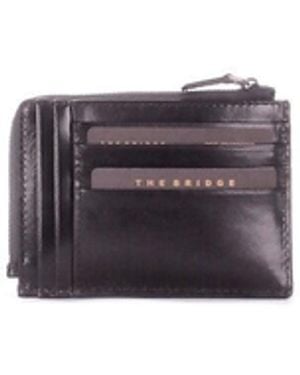 The Bridge Wallet 01310601 7R Card Case - Black