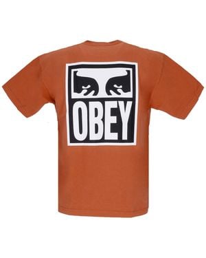 Obey Eyes Icon 2 Herren T-Shirt - Orange