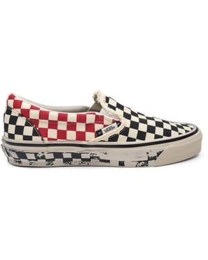 Vans Lx Klassisches Aufstecken 98 A.O.D. Schwarz/Checkerboard - Pink