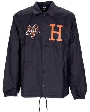 Huf Coach Jacket Split Coaches Jacket X Thrasher - Blue
