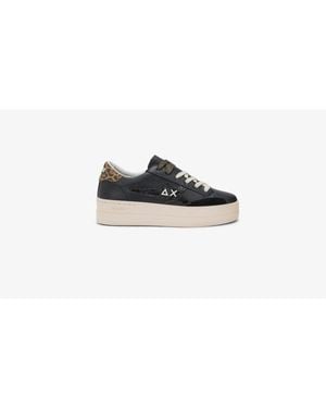 Sun 68 Sneakers Big Katy Leather - Black