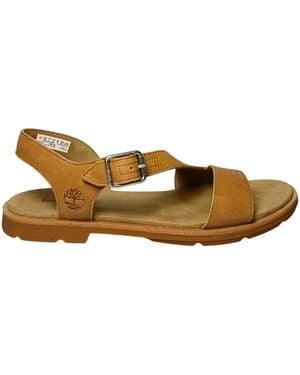 Timberland Shoes Calista Bay Backstrap Sandal Medium Full Grain - Natural