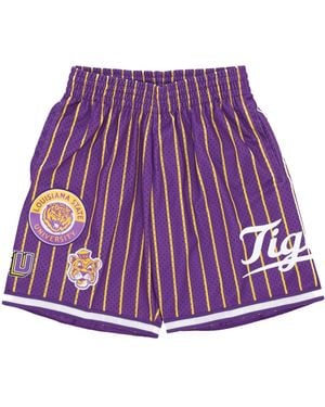 Mitchell & Ness Basketball Shorts Ncaa Hometown Mesh Short Loutig - Purple