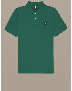 Refrigue Polo With Patch Bottle - Green