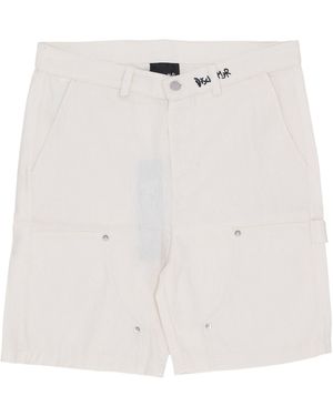 DISCLAIMER Short Shorts - White