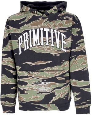 Primitive Skateboarding Herenhoodie Tijgerhoodie - Grijs