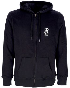 C1RCA Sudadera Hombre Lopez 50 Zip Hood Negro/Blanco - Azul