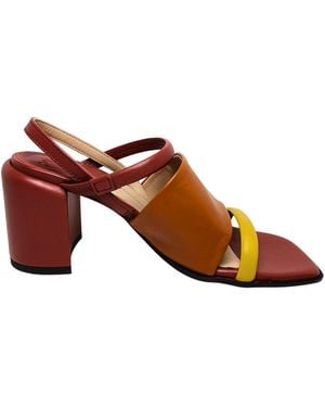 Ixos Shoes Multicolored Bracco Akita Sandal - Brown