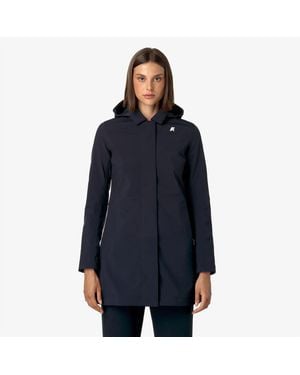 K-Way Jacket Mathy Bonded - Blue