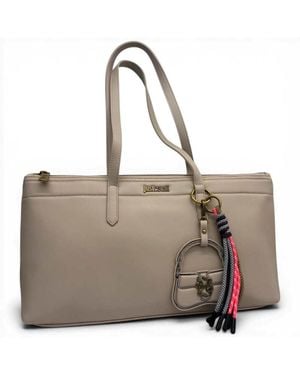 Just Cavalli Shopping Bag Jc Baby Iconic Snakes Natural