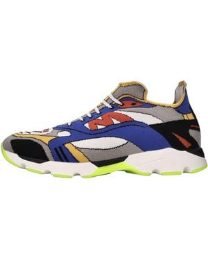 Marni Stretch Fabric Sneakers - Blau