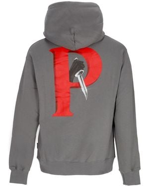 Propaganda Hoodie Crime Hoodie - Gray