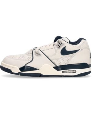 Nike Air Flight 89 Low Herrenschuh Low Weib/Burgunder Crush/Phantom - Weiß
