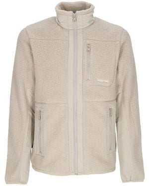 Timberland Fleece Jacket Mm Sherpa Fleece Jacket - Natural
