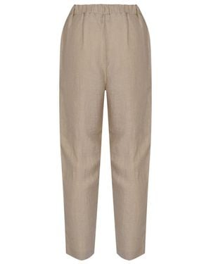 Alpha Studio Damen Leinenhose - Natur