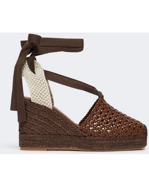 Max Mara Espadrillas Leather - Brown