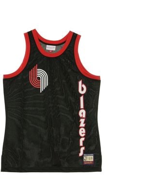 Mitchell &amp; Ness Camiseta Baloncesto Hombre Nba Team Heritage Tank 1971-77 Porbla - Negro