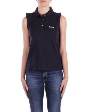 Barbour Polo Lml0888 Ny73 Bowford Sleeveless - Blue