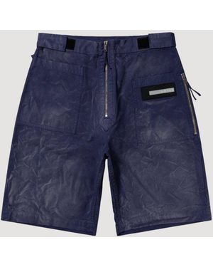 Aries Canvas Walking Shorts - Blue