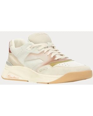 Santoni Sneakers Uomo Bianche E – Mbhr21966Pmicea-Ge10 - Natural