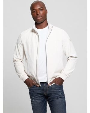 Guess Jackets And Jackets M5Rl18 Wgup2 G9L9 Muted Stone - White