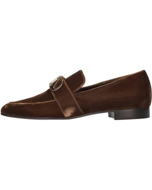 Skorpios Flat Shoes - Brown