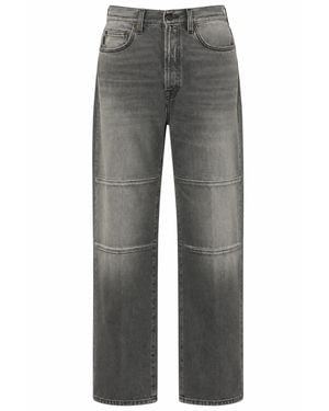 People Jeans Breed Been - Grijs