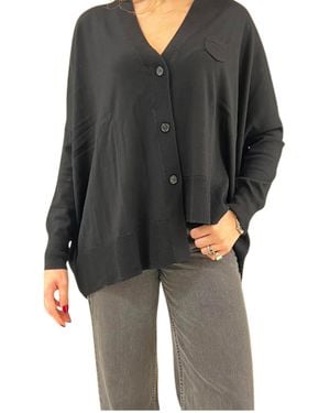 MEIMEIJ Cardigan Asymmetrical - Black