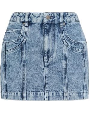 Isabel Marant Mini Falda Juana - Azul