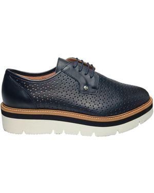 Pollini Sa10074G9Evtr000 Frauen Leder Schwarz - Blau