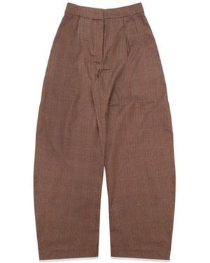 Essentiel Antwerp Pantalones De Pata De Barril De Karol - Marrón