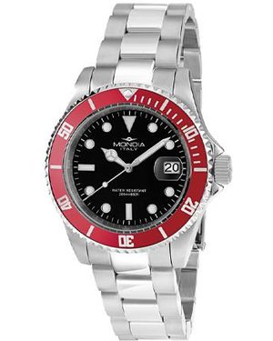 Mondia Mann Mi-785-Ssrd-Bk-Oy 42 Mm - Mettallic