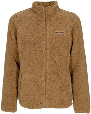 Columbia Rugged Ridge Iii Sherpa Full Zip Bear - Brown