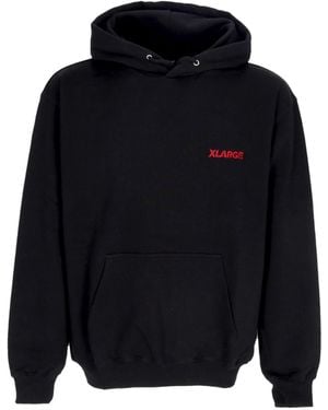 X-Large Lightweight Sweatshirt Chenille Slanted Og Pullover Hooded - Blue