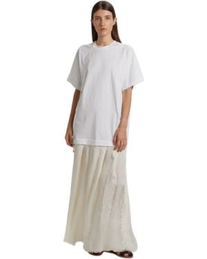 PDR Dress Half Sleeve - White