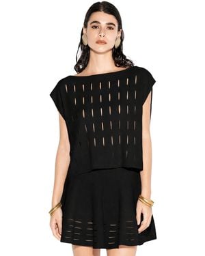 Akep Top Perforated - Black