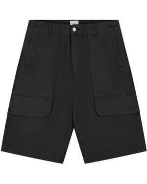 Arte' Canvas Cargo Shorts Shorts - White