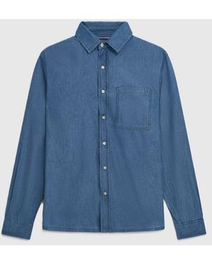 Gas Denim Hemd Blau Mann