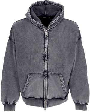 Wasted Paris Hoodie Zip Hombre Reino Curve Zip Hoodie - Gris