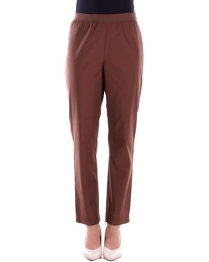 Alpha Studio Pants Ad6480Q 2009 Chocolate Cigarette Pants - Red