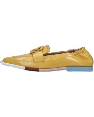 Fabi Flat Shoes - Yellow