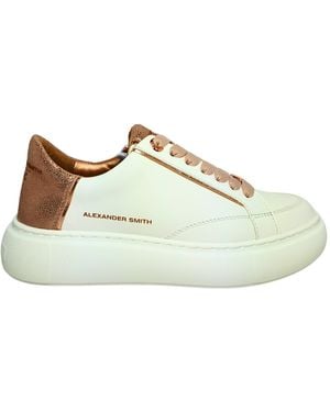 Alexander Smith Shoes Eco-Greenwich Sneakers, Copper - Metallic