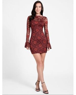 Red Guess Dresses for Women | Lyst