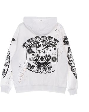 IHS Lightweight Hoodie Choose Your Mask Hoodie - White