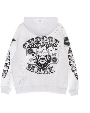 IHS Hoodie De Peso Ligero De Los Hombres Elige Tu Mascara Hoodie Blanco