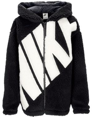 Nike Faux Fur & Shearling Jackets - Black