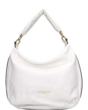 Nannini Bolsas. Crema - Blanco