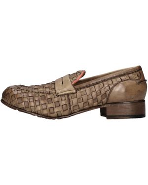 JP/DAVID Flat Shoes - Brown
