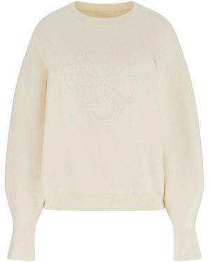 Guess Parker 4G Logo Pullover - Weiß