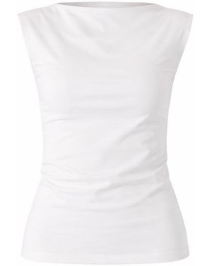 Patrizia Pepe T-Shirt Cut Out - White